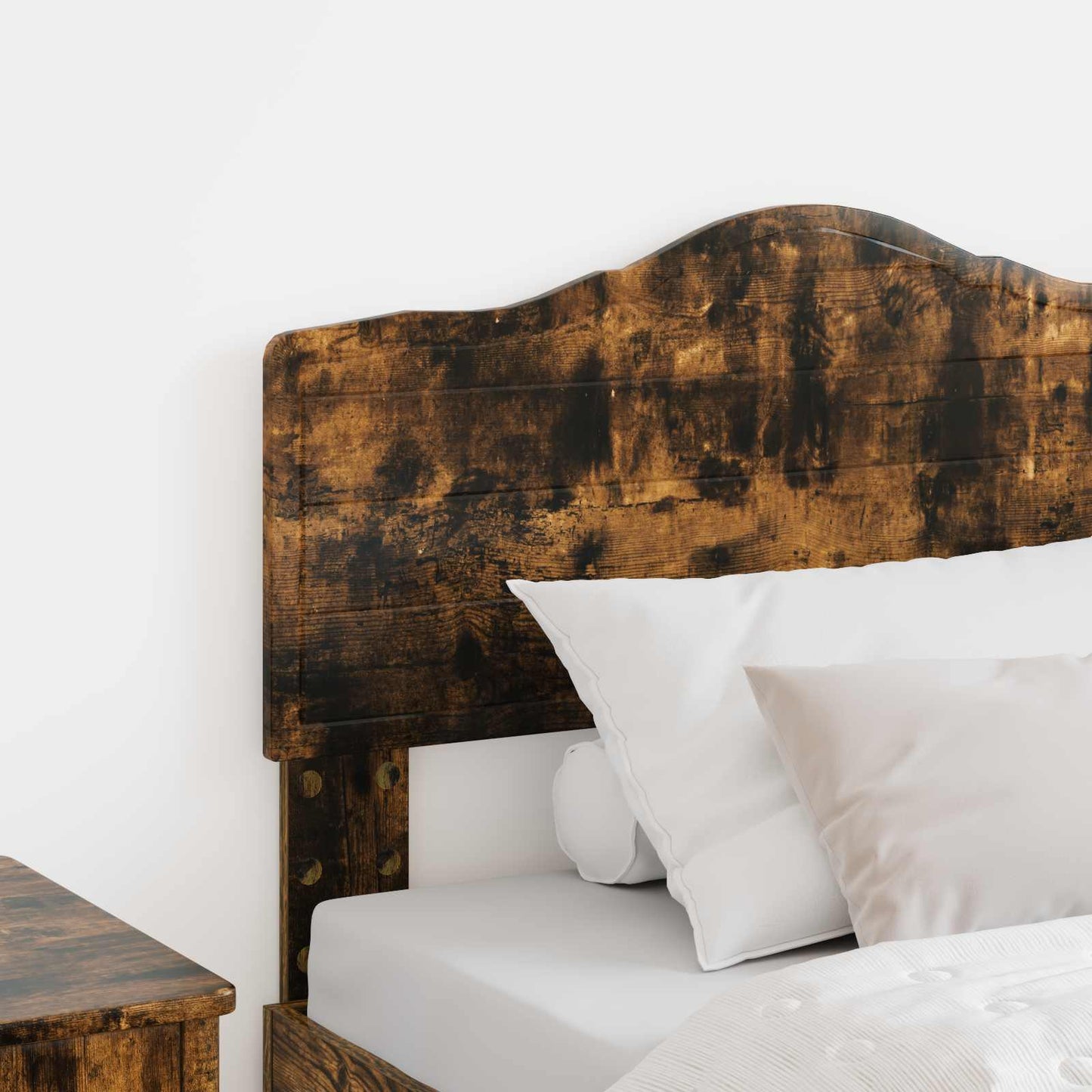 vidaXL Kopfteil Geräucherte Eiche 80 cm Holzwerkstoff