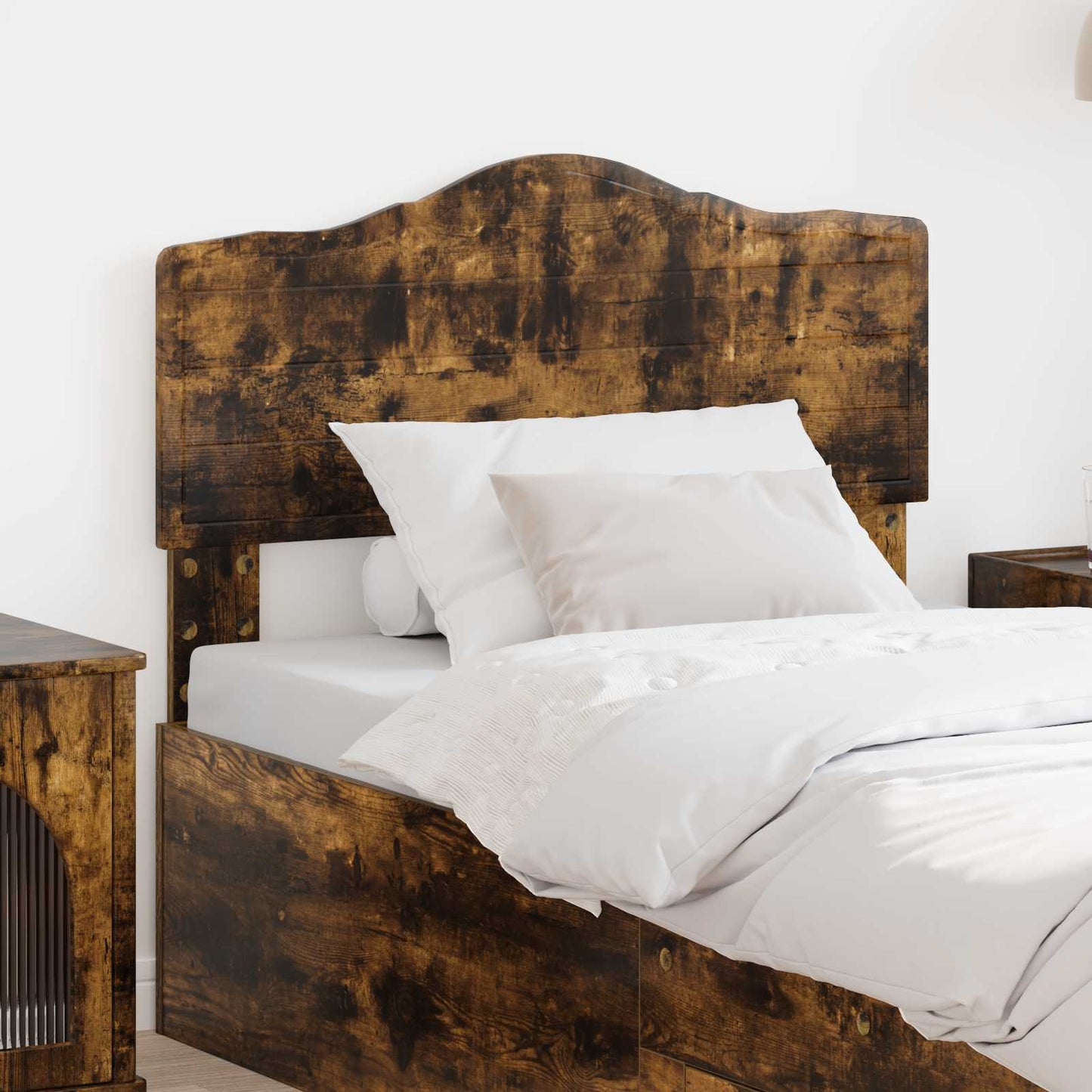 vidaXL Kopfteil Geräucherte Eiche 80 cm Holzwerkstoff