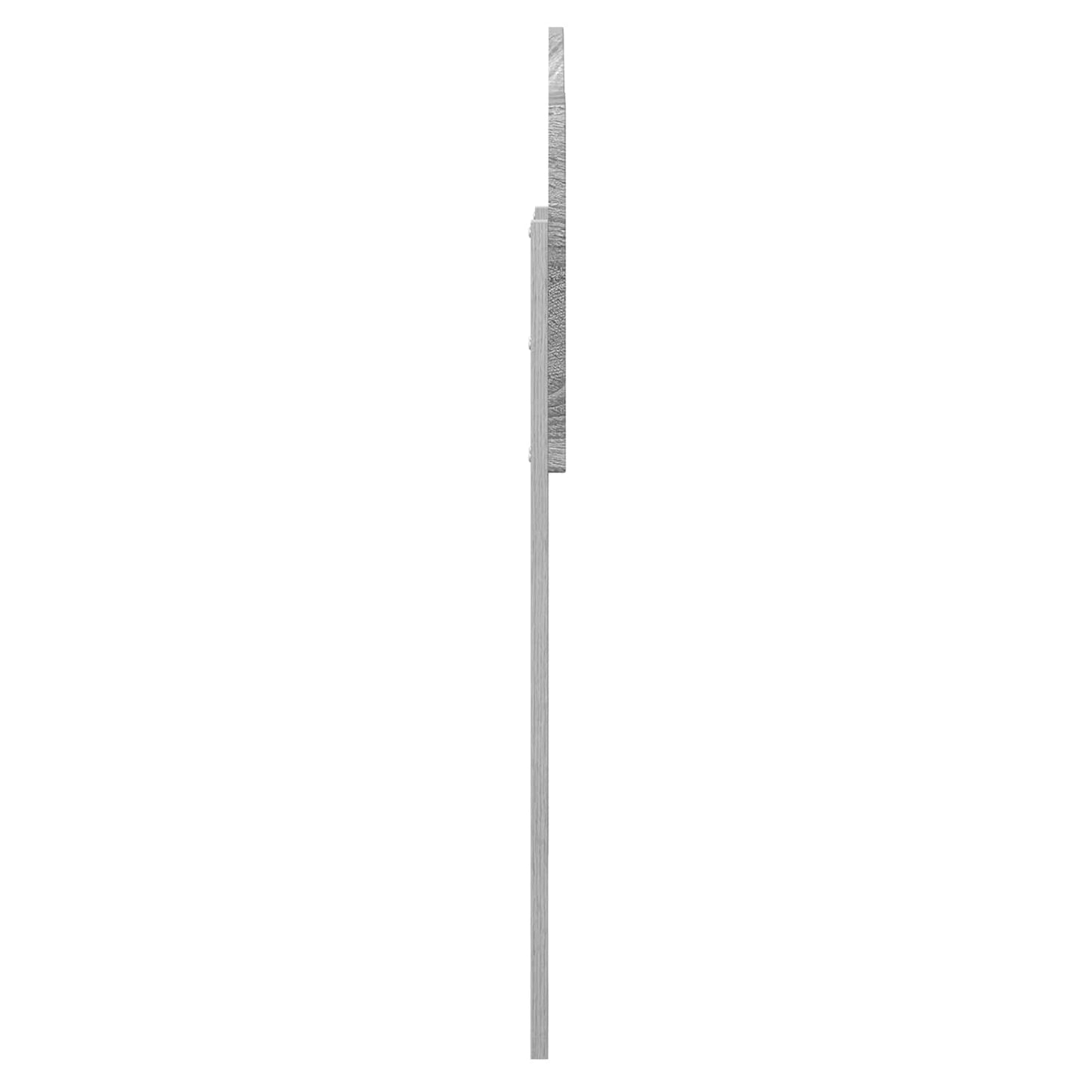 vidaXL Tête de lit Sonoma gris 80 cm Bois d'ingénierie