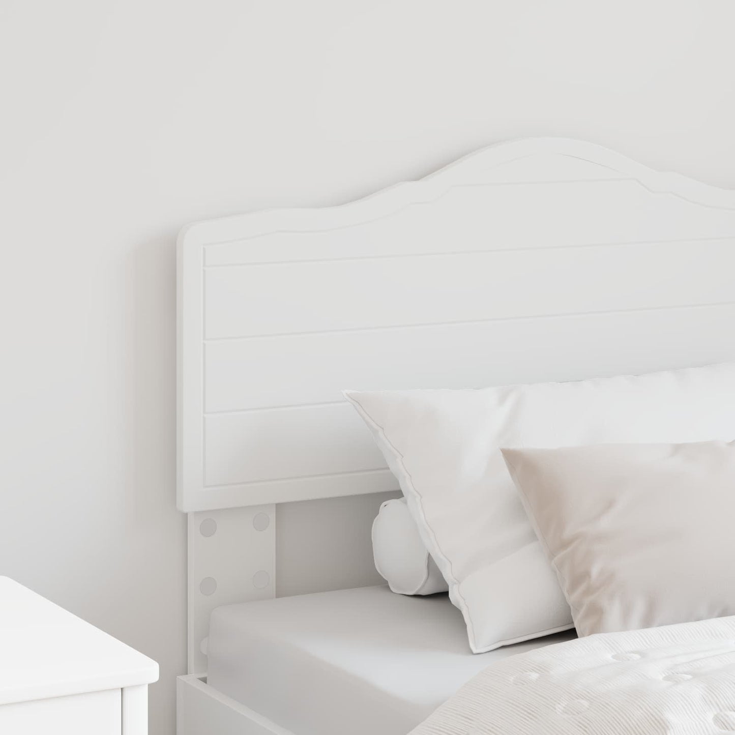 vidaXL Tête de lit Blanc 75 cm Bois d'ingénierie