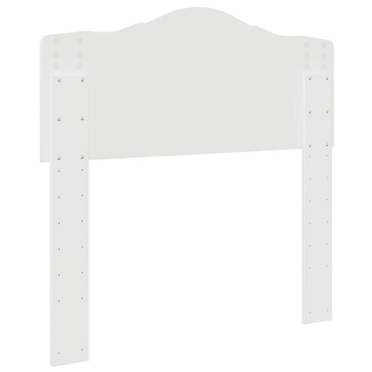 vidaXL Tête de lit Blanc 75 cm Bois d'ingénierie