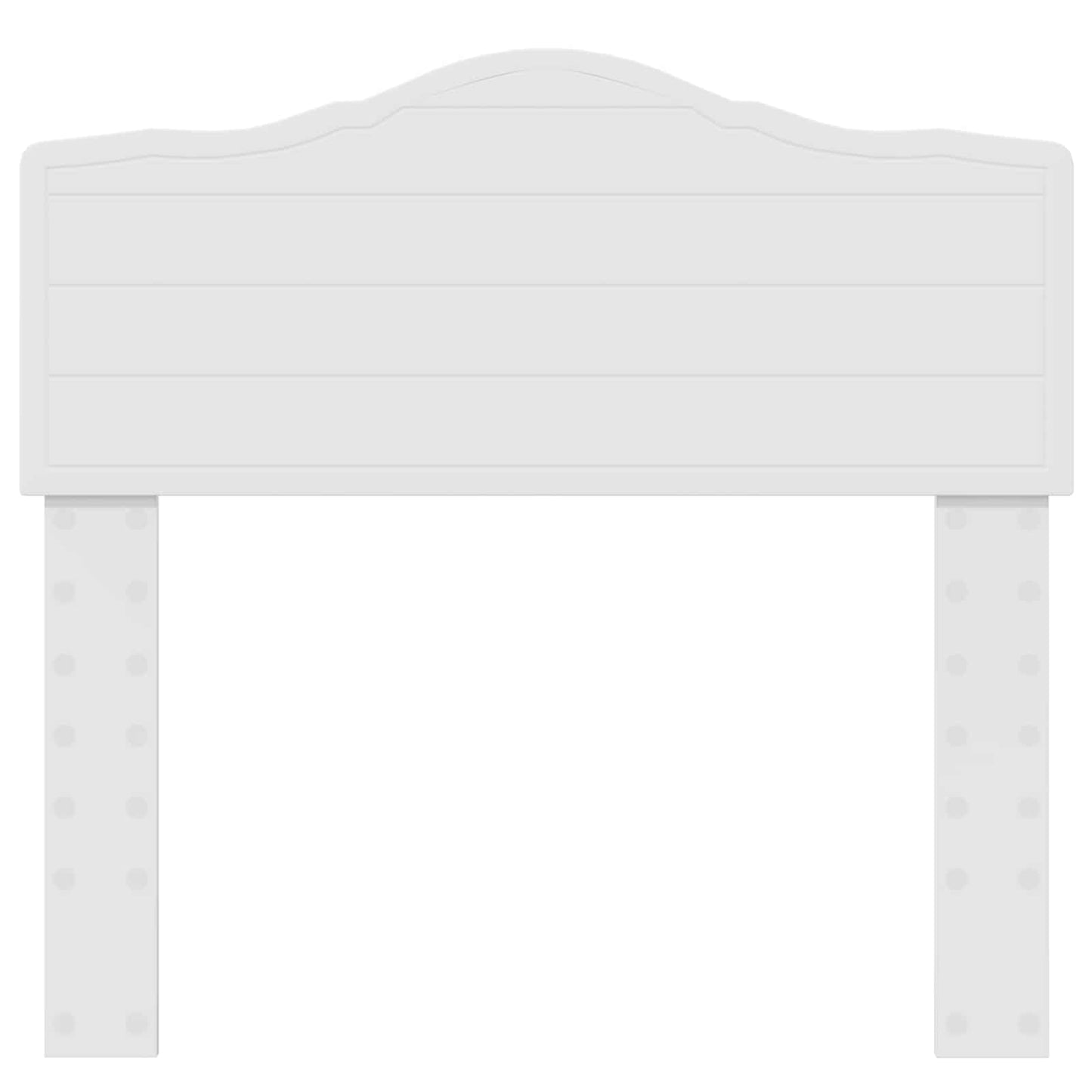 vidaXL Tête de lit Blanc 75 cm Bois d'ingénierie