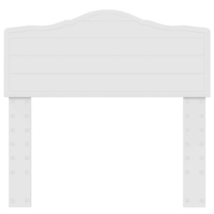 vidaXL Tête de lit Blanc 75 cm Bois d'ingénierie
