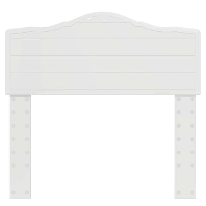 vidaXL Tête de lit Blanc brillant 75 cm Bois d'ingénierie