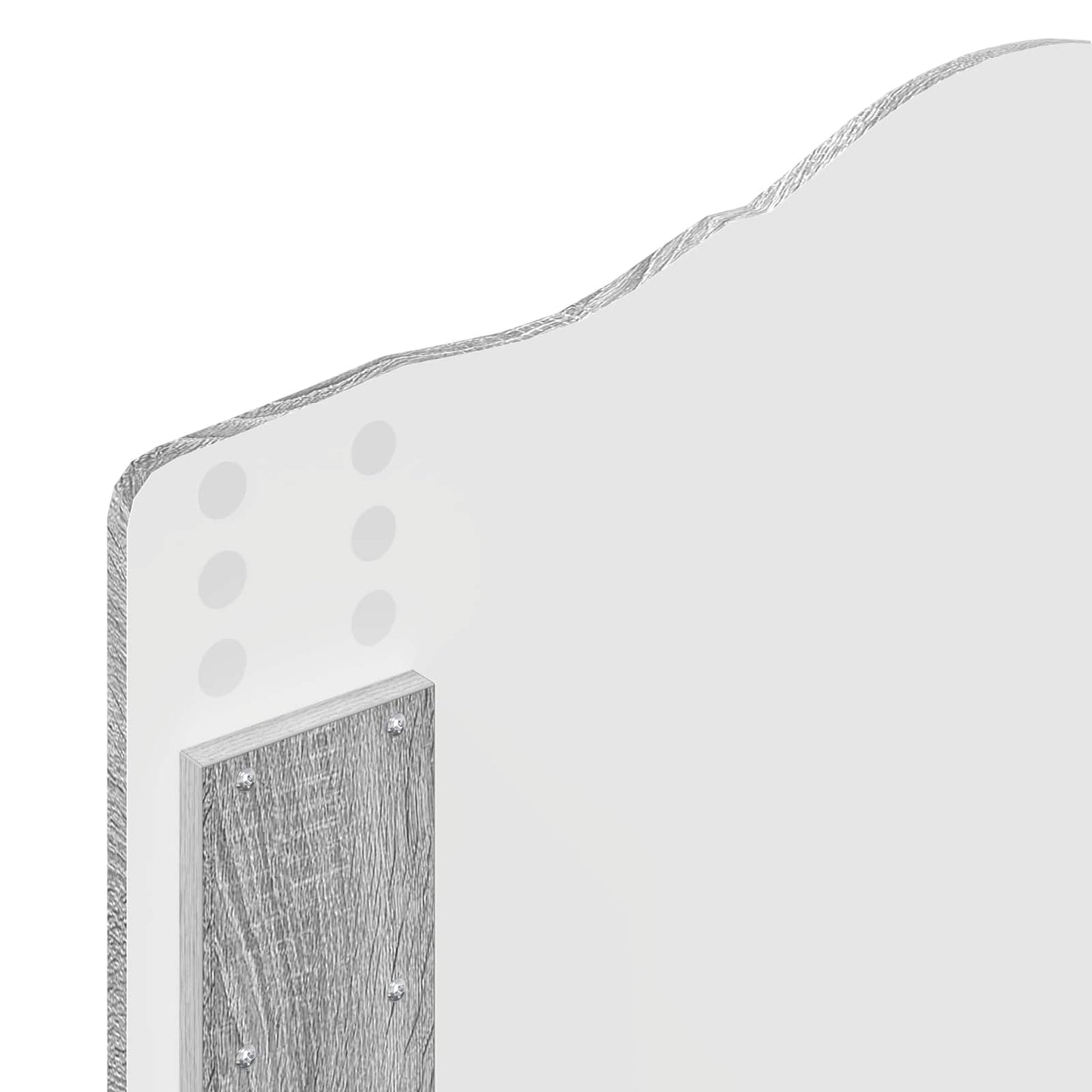 Kopfteil Graues Sonoma 75 cm Holzwerkstoff