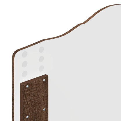 Kopfteil Braun Eichen-Optik 75 cm Holzwerkstoff