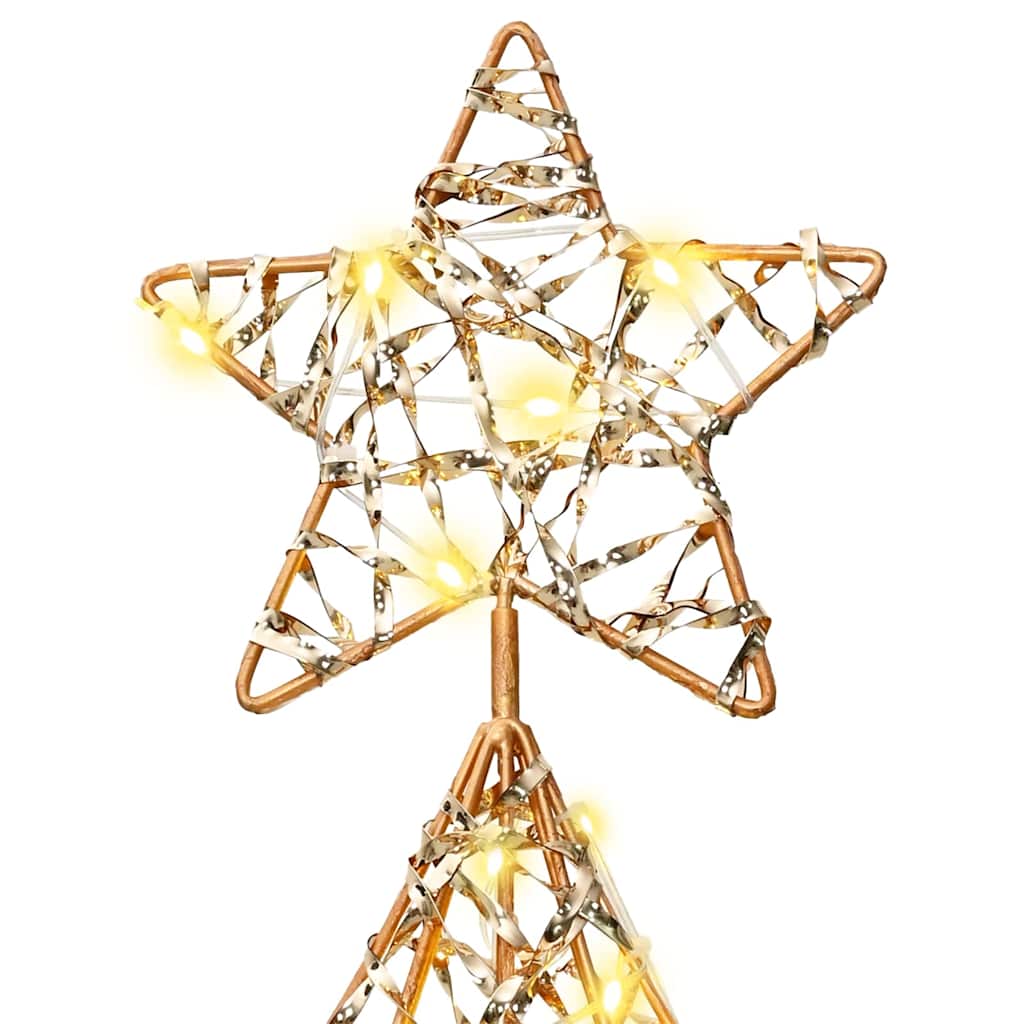 Weihnachtsbaum mit 120 LEDs Warmweiß 120,5 cm PET