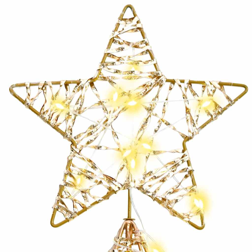 Weihnachtsbaum mit 160 LEDs Warmweiß 151 cm PET