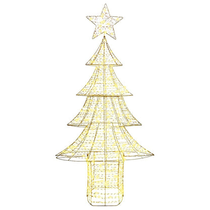 Weihnachtsbaum mit 240 LEDs Warmweiß 181 cm PET