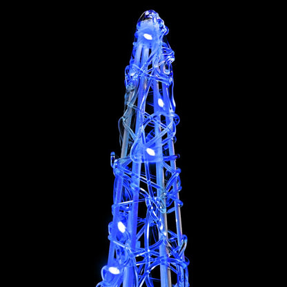 Weihnachtsbaum mit 90 LEDs 3 pcs Blau 20 x 20 x 80 cm Acryl