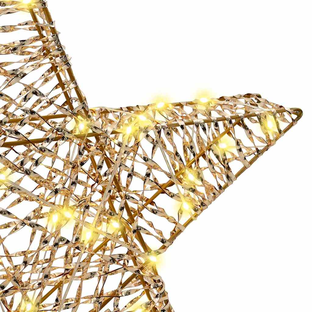 3D Stern mit 50 LEDs Warmweiß 55 x 52,5 x 9 cm PET