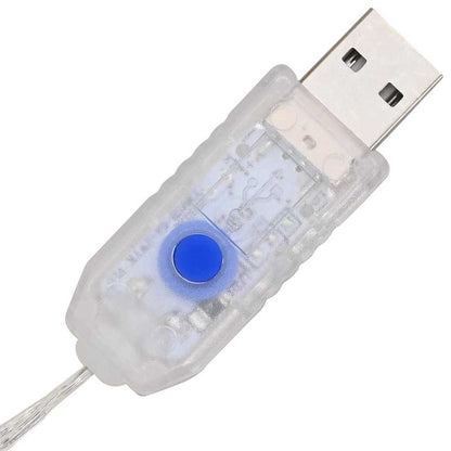 Kranz mit 60 LEDs Mehrfarbig 76 x 76 x 8,5 cm Acryl