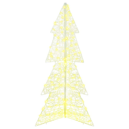 Weihnachtsbaum mit 160 LEDs Warmes Weiß 150 cm Acryl