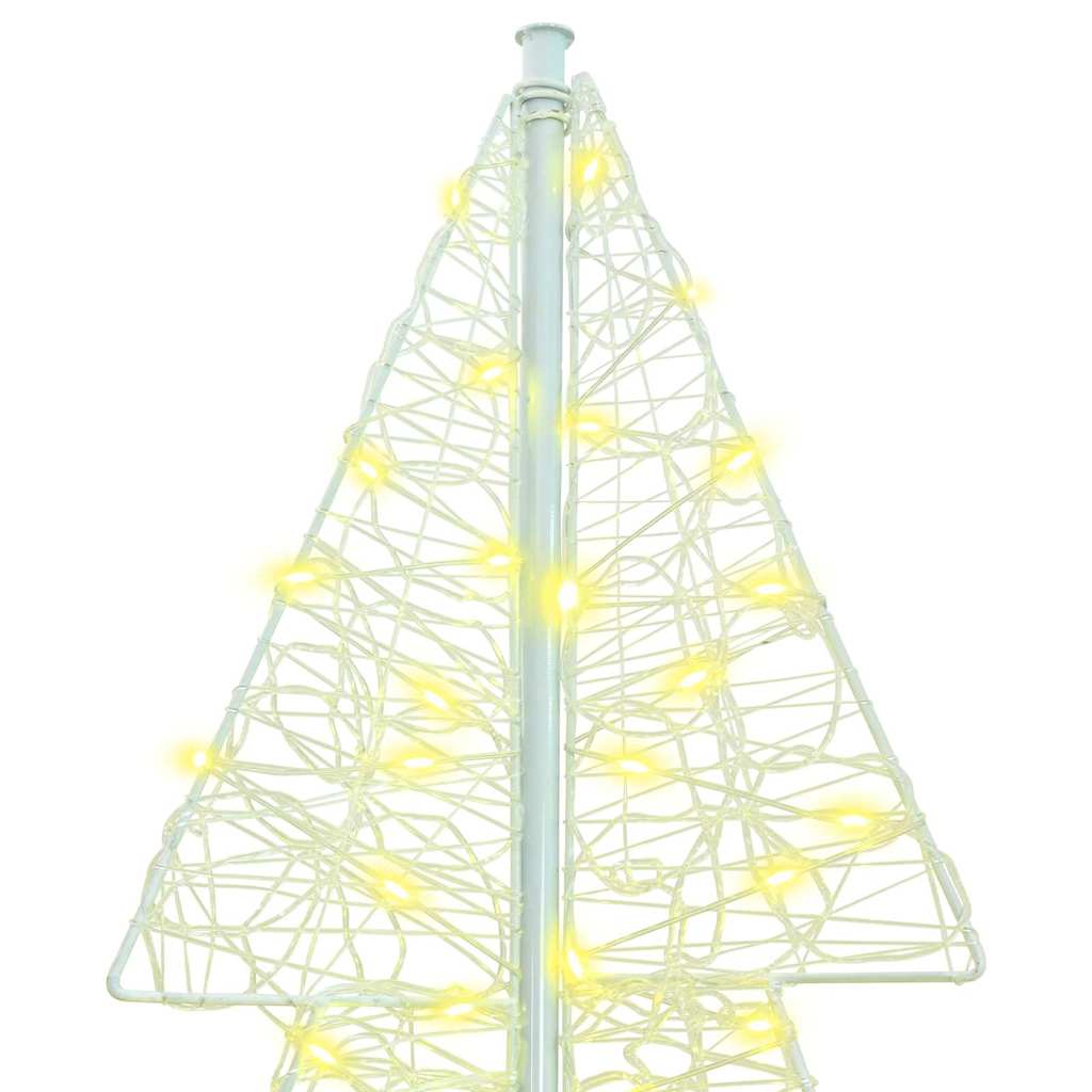 Weihnachtsbaum mit 240 LEDs Warmes Weiß 180 cm Acryl