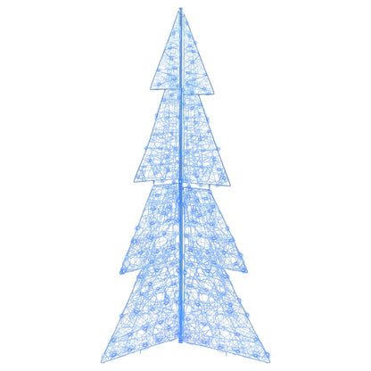 Weihnachtsbaum mit 240 LEDs Blau 180 cm Acryl