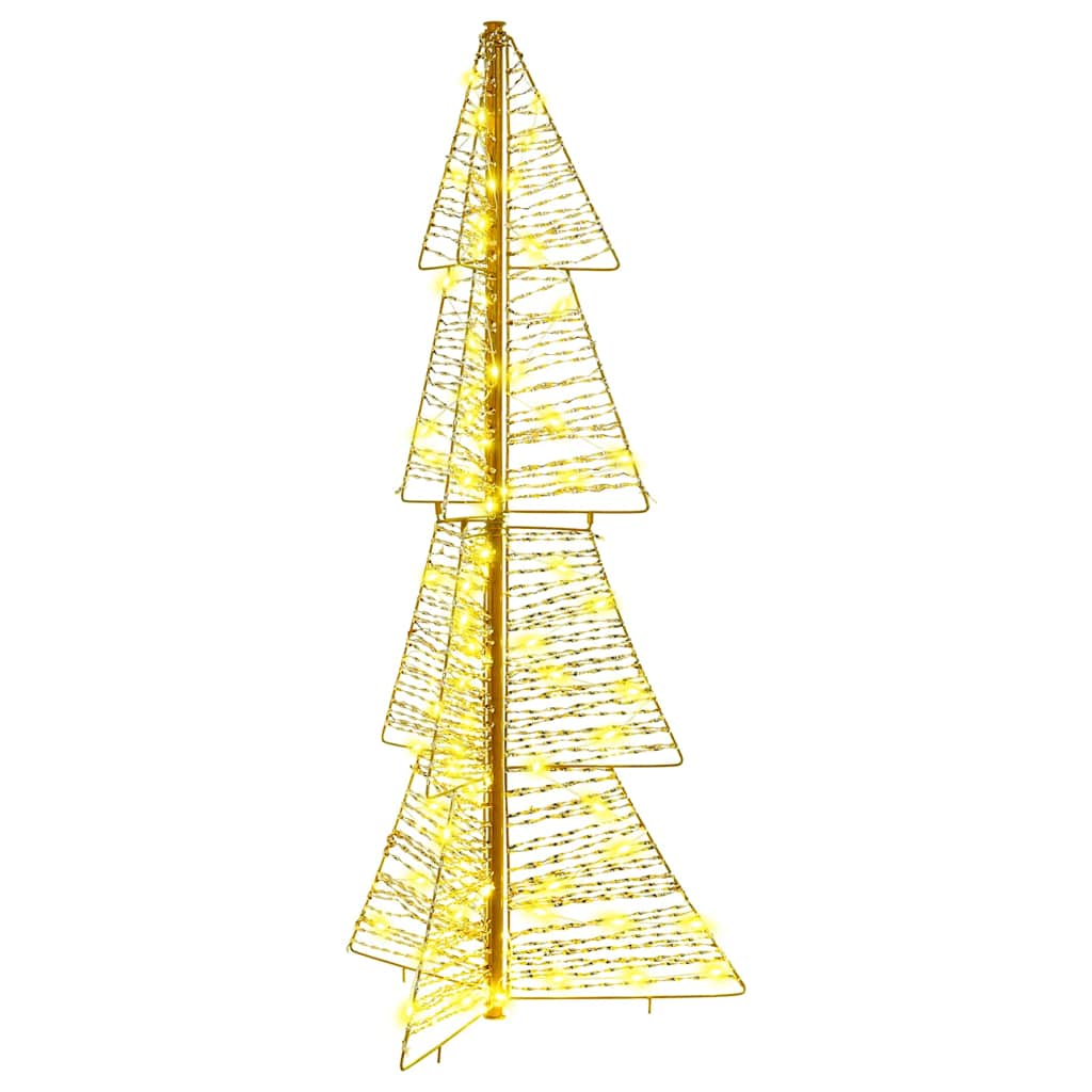 Weihnachtsbaum mit 100 LEDs Warmes Weiß 120 cm PET