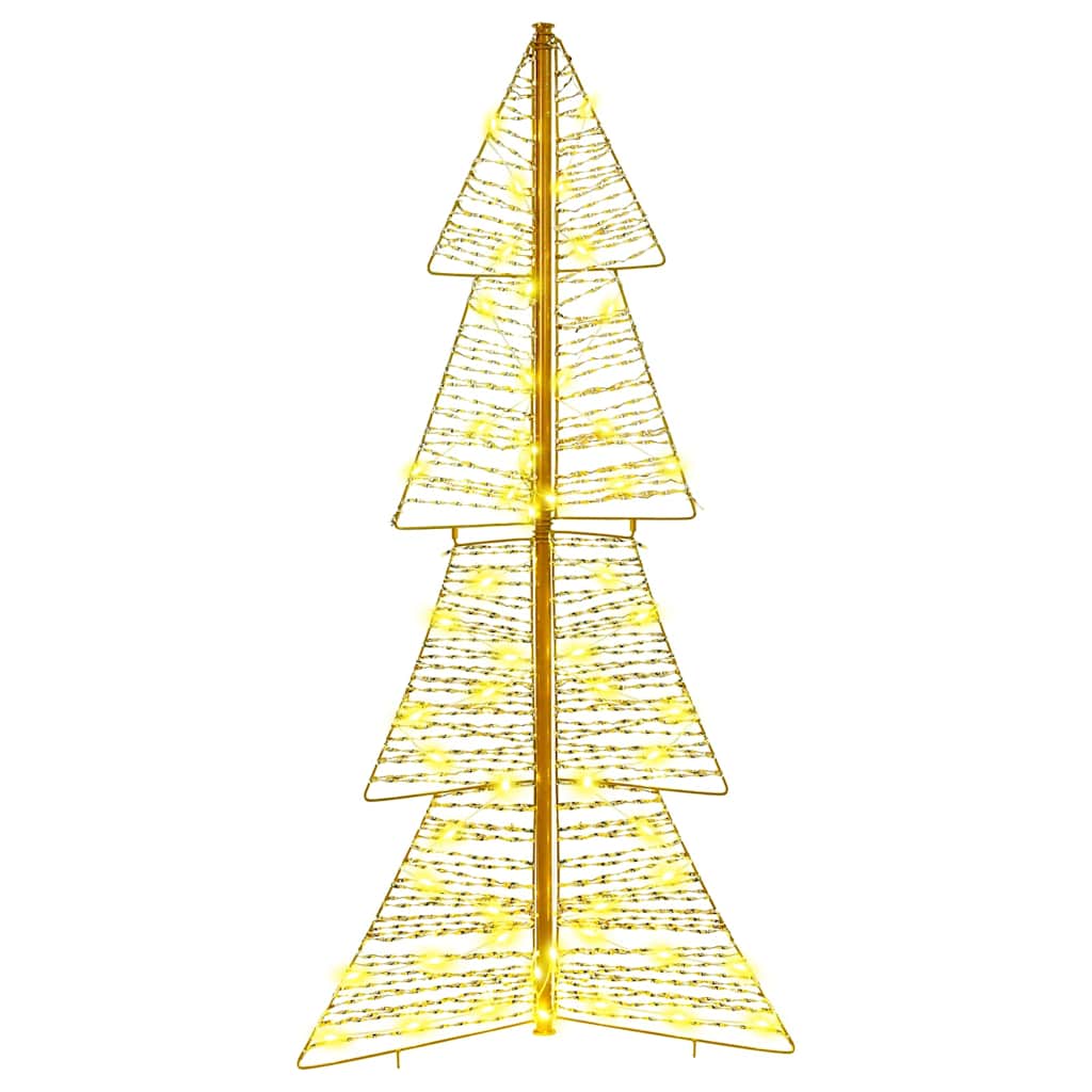 Weihnachtsbaum mit 100 LEDs Warmes Weiß 120 cm PET