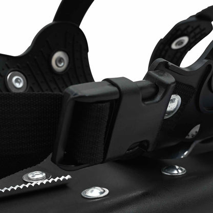 3 in 1 Schneeschuhe Silber und Schwarz 25 Zoll