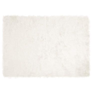 vidaXL Kunstschaffell Teppich Tafalla Weiß 240 x 340 cm Polyester