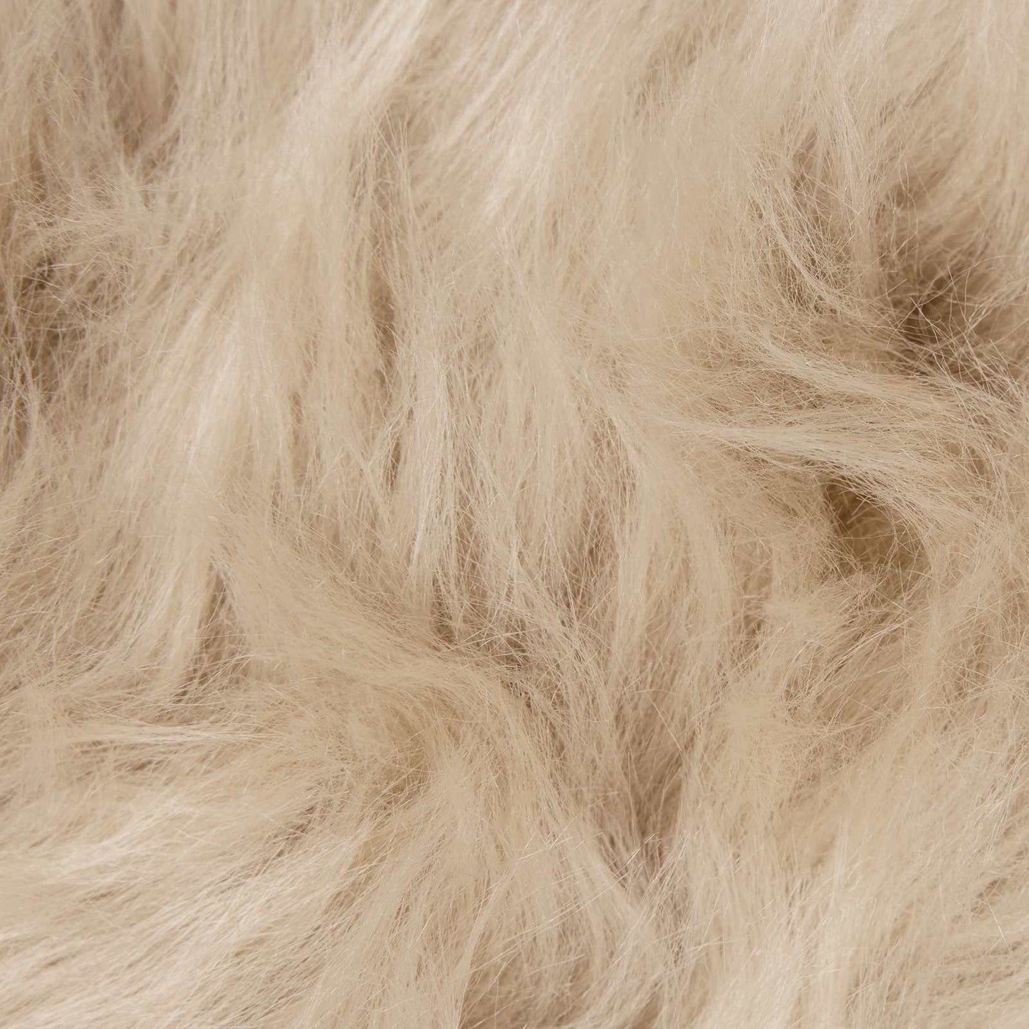 vidaXL Kunstschaffell Teppich Tafalla Beige 140 x 200 cm Polyester