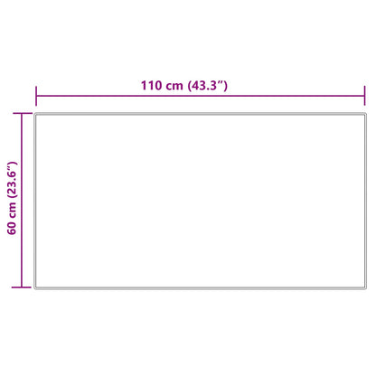 vidaXL Kunstschaffell Teppich Tafalla Creme 60 x 110 cm Polyester