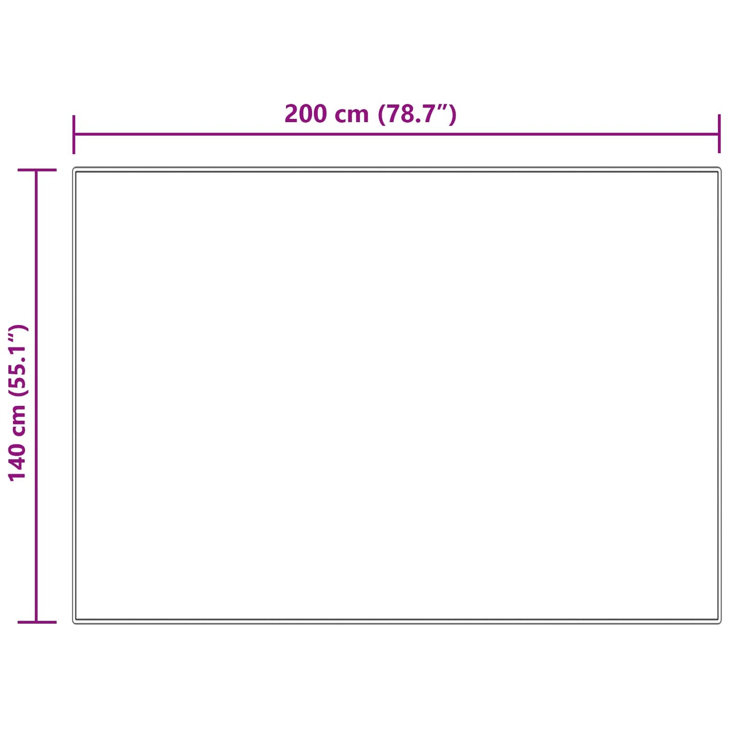 vidaXL Kunstschaffell Teppich Tafalla Creme 140 x 200 cm Polyester