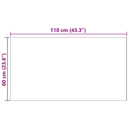 vidaXL Kunstschaffell Teppich Tafalla Grau 60 x 110 cm Polyester