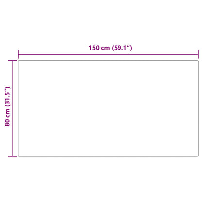 vidaXL Kunstschaffell Teppich Tafalla Grau 80 x 150 cm Polyester