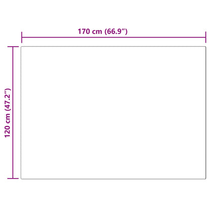 vidaXL Kunstschaffell Teppich Tafalla Rosa 120 x 170 cm Polyester