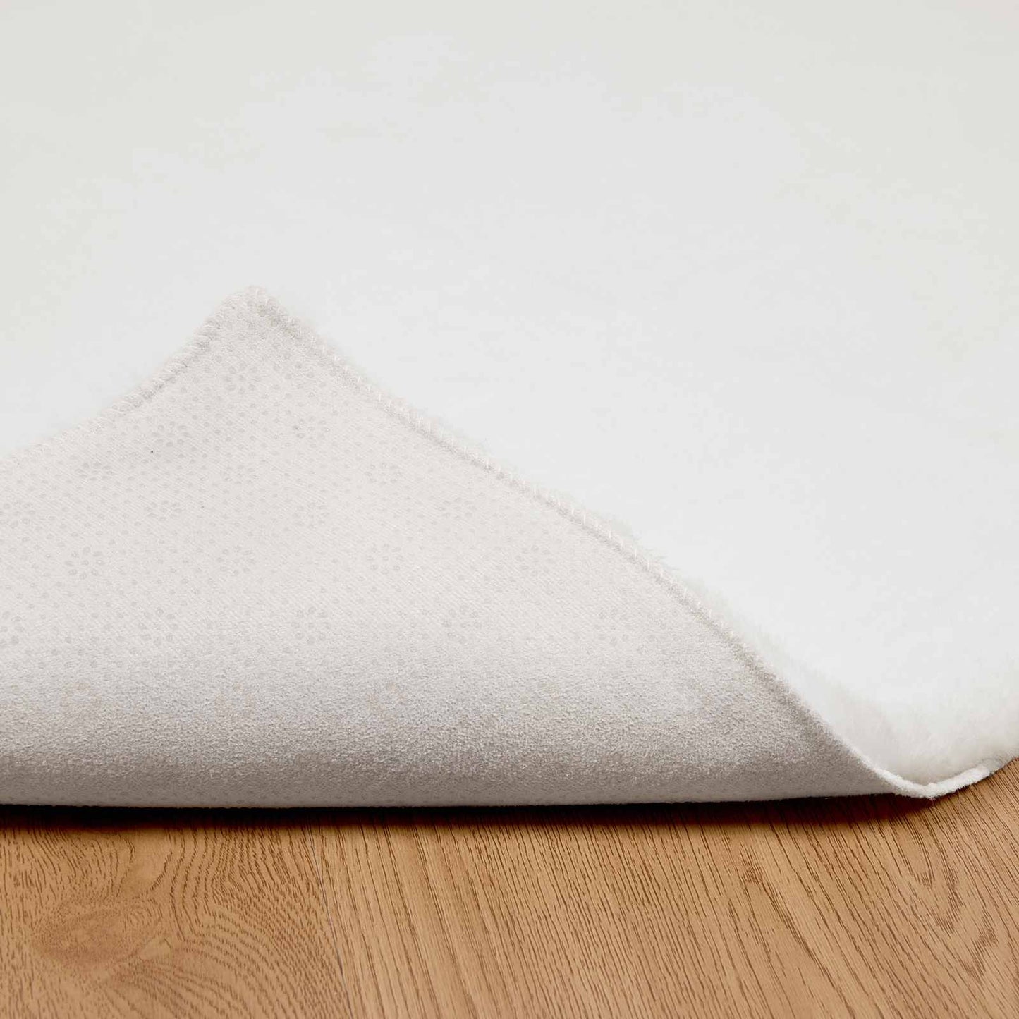 vidaXL Tapis en fausse fourrure de lapin Olite blanc 60 x 110 cm polyester
