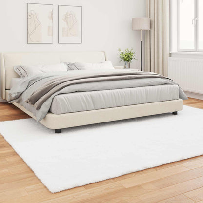 vidaXL Kunstfell Hasen Teppich Olite Weiß 200 x 280 cm Polyester