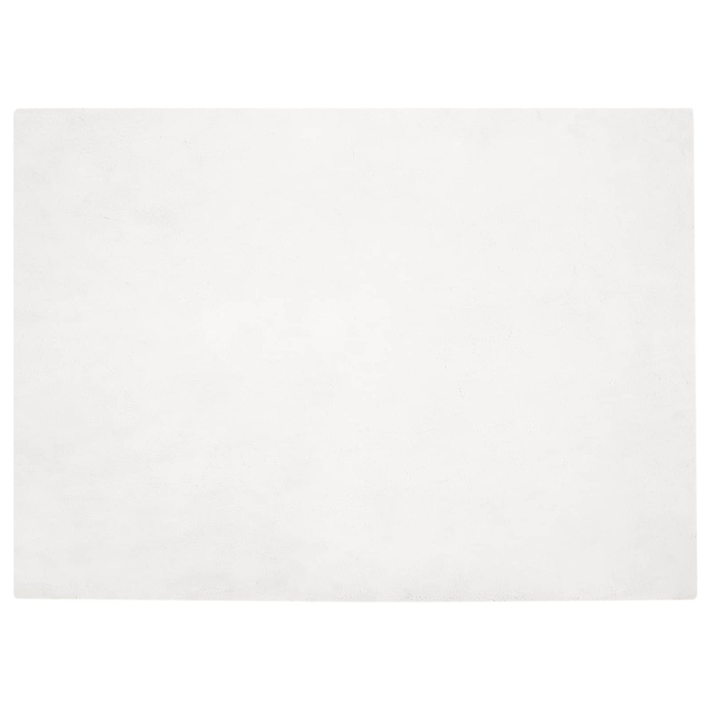vidaXL Kunstfell Hasen Teppich Olite Weiß 200 x 280 cm Polyester