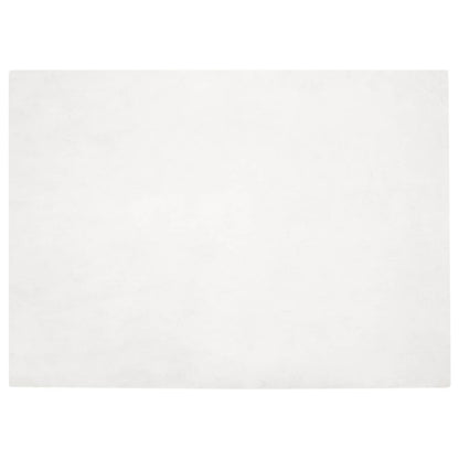 vidaXL Kunstfell Hasen Teppich Olite Weiß 200 x 280 cm Polyester