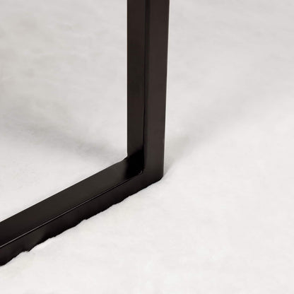 Rutschfester Kunstfellteppich Olite Weiß Ø 120 cm Polyester