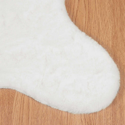 vidaXL Tapis en fausse fourrure de lapin Olite blanc 60 x 90 cm polyester