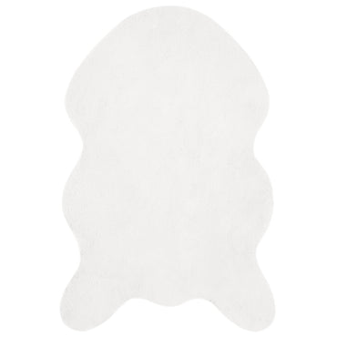 vidaXL Tapis en fausse fourrure de lapin Olite blanc 60 x 90 cm polyester