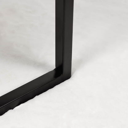 Rutschfester Kunstfellteppich Olite Weiß 80 x 120 cm Polyester