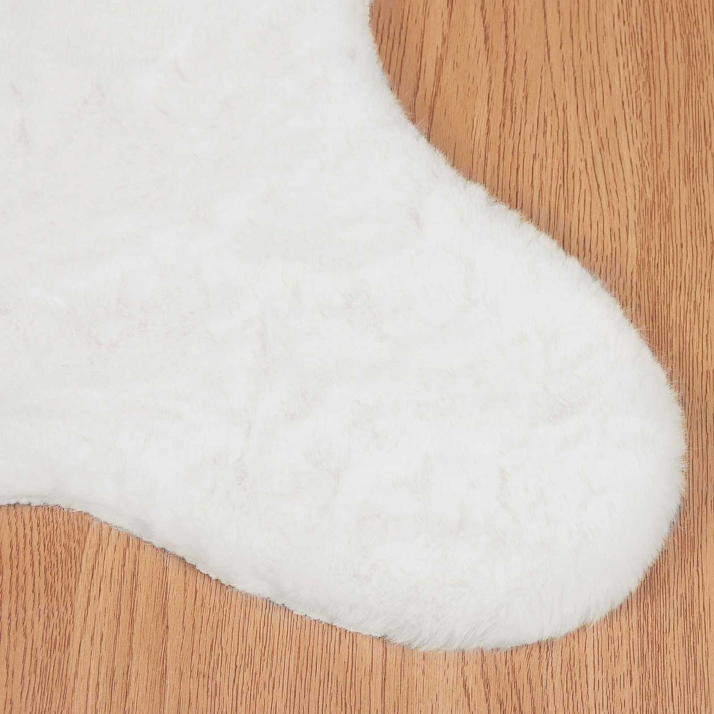 Rutschfester Kunstfellteppich Olite Weiß 80 x 120 cm Polyester