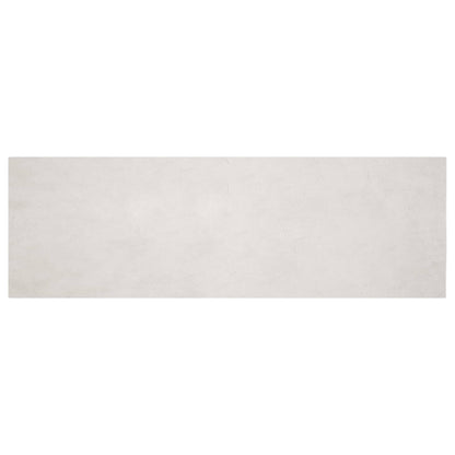 Rutschfester Kunstfellteppich Olite Beige 80 x 250 cm Polyester