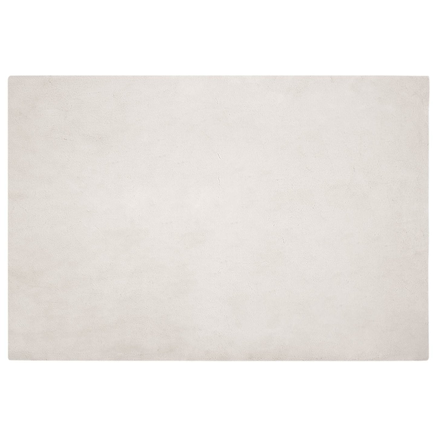 vidaXL Tapis Olite en fausse fourrure de lapin beige 160 x 230 cm polyester
