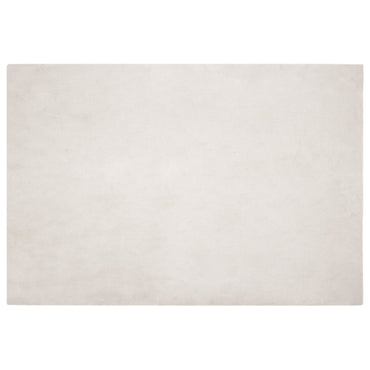 vidaXL Tapis Olite en fausse fourrure de lapin beige 160 x 230 cm polyester