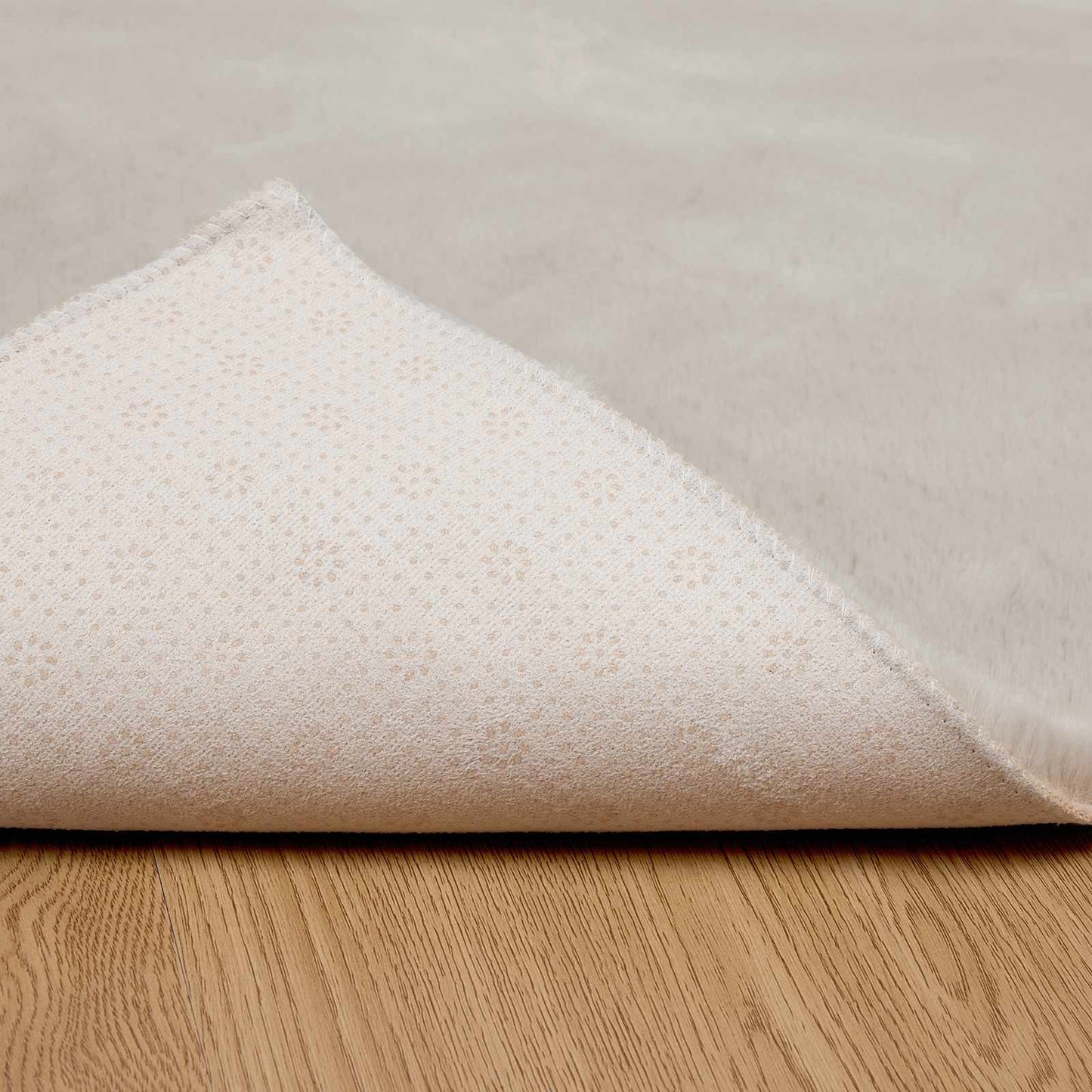 vidaXL Kunstfell Hasen Teppich Olite Beige 200 x 280 cm Polyester