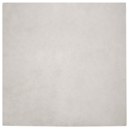 vidaXL Kunstfell Hasen Teppich Olite Beige 120 x 120 cm Polyester