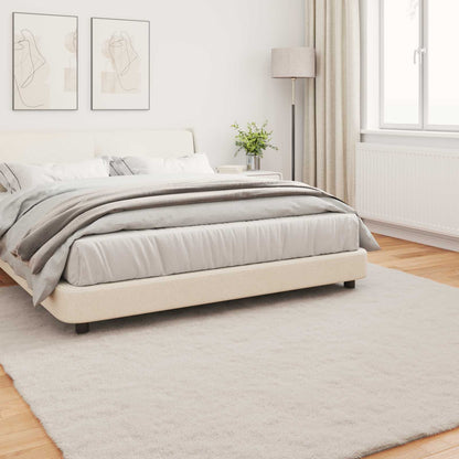 vidaXL Kunstfell Hasen Teppich Olite Beige 240 x 240 cm Polyester