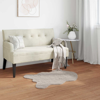 vidaXL Kunstfell Hasen Teppich Olite Beige 50 x 80 cm Polyester