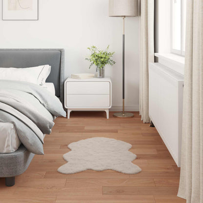 vidaXL Kunstfell Hasen Teppich Olite Beige 60 x 90 cm Polyester