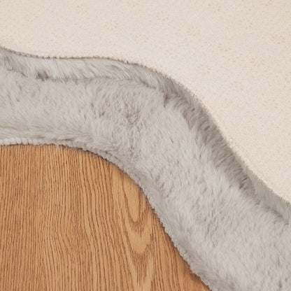 vidaXL Kunstfell Hasen Teppich Olite Beige 80 x 120 cm Polyester