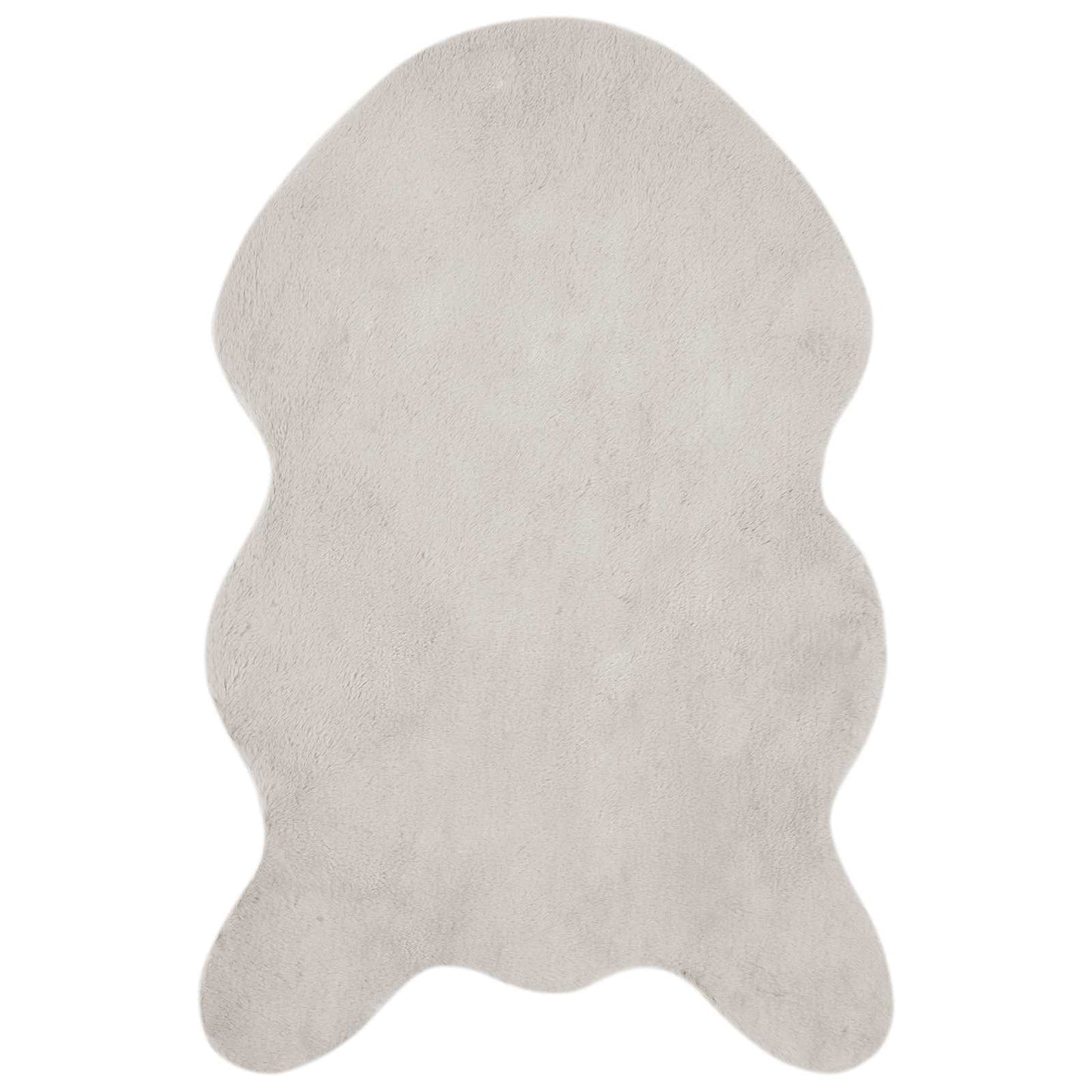 vidaXL Kunstfell Hasen Teppich Olite Beige 80 x 120 cm Polyester