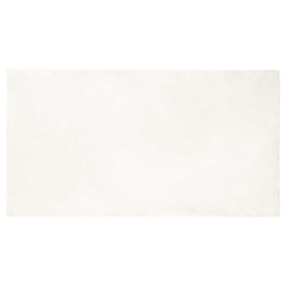 Rutschfester Kunstfellteppich Olite Creme 80 x 150 cm Polyester