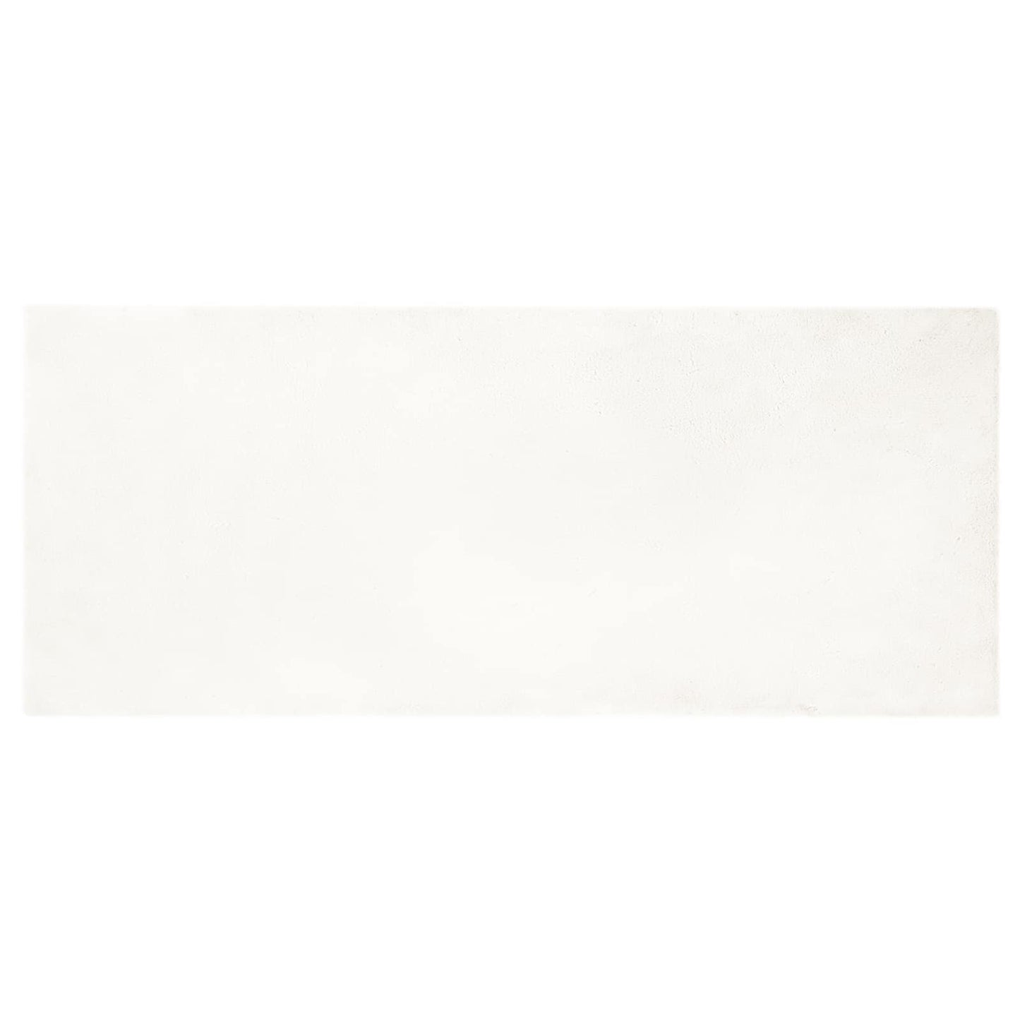 vidaXL Kunstfell Hasen Teppich Olite Creme 100 x 200 cm Polyester